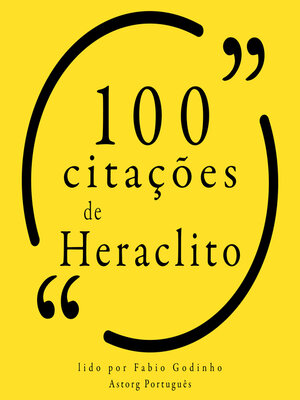 cover image of 100 citações de Heráclito